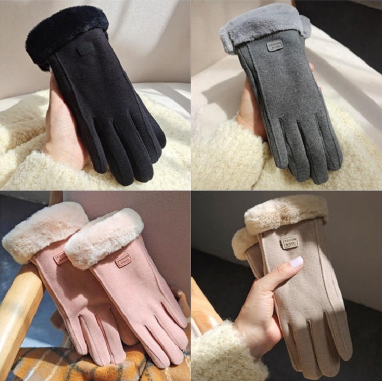 세렌느 스마트폰 터치가능 여성 벨벳장갑