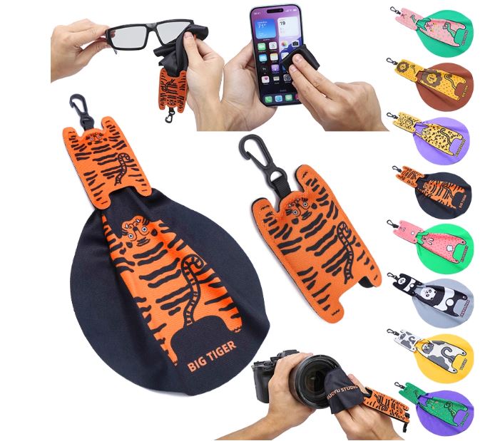 [릴스] 류오유스튜디오 안경닦이 키링