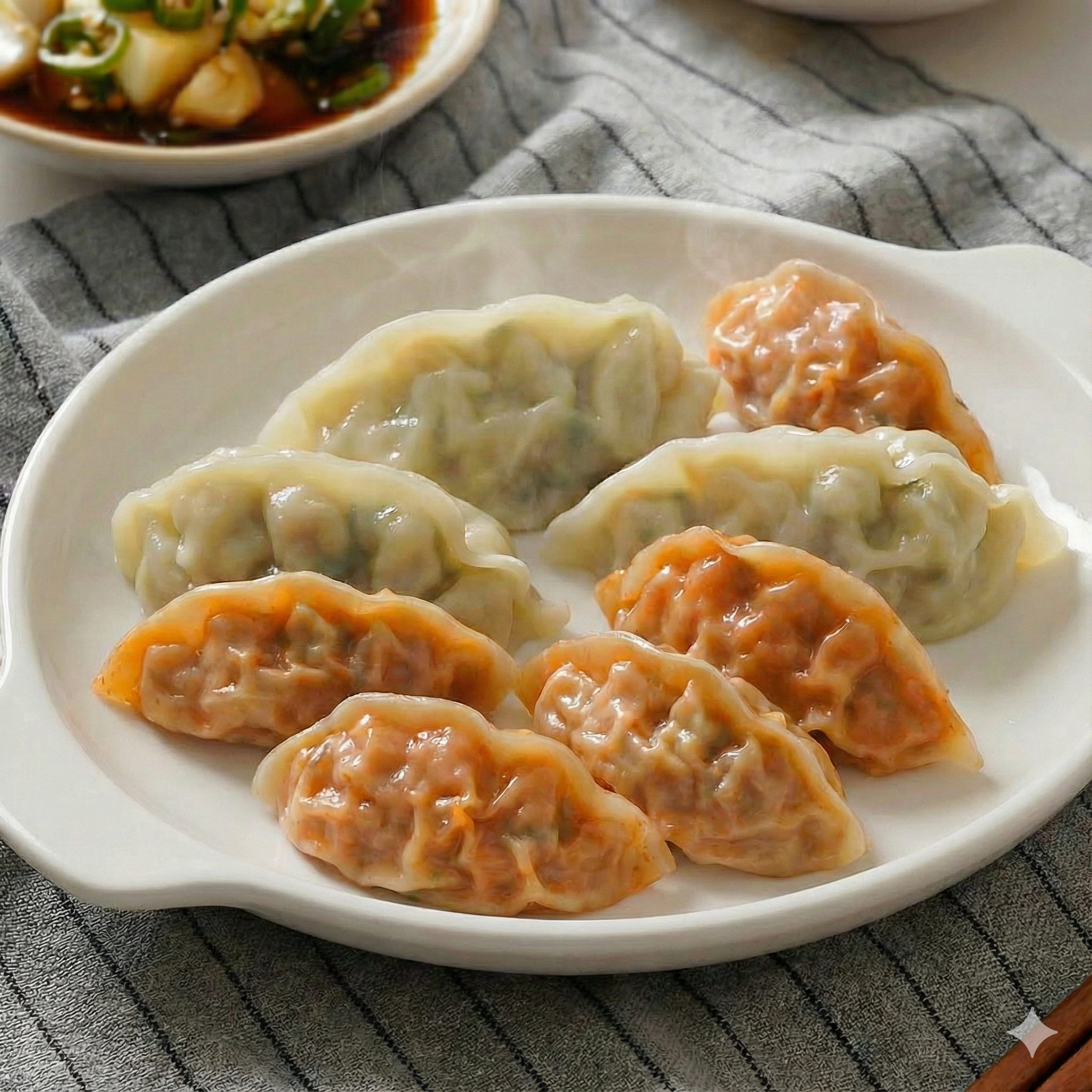 [릴스] 맛의고수 육즙한가득 고기만두 2kg & 추억의 김치만두 2kg