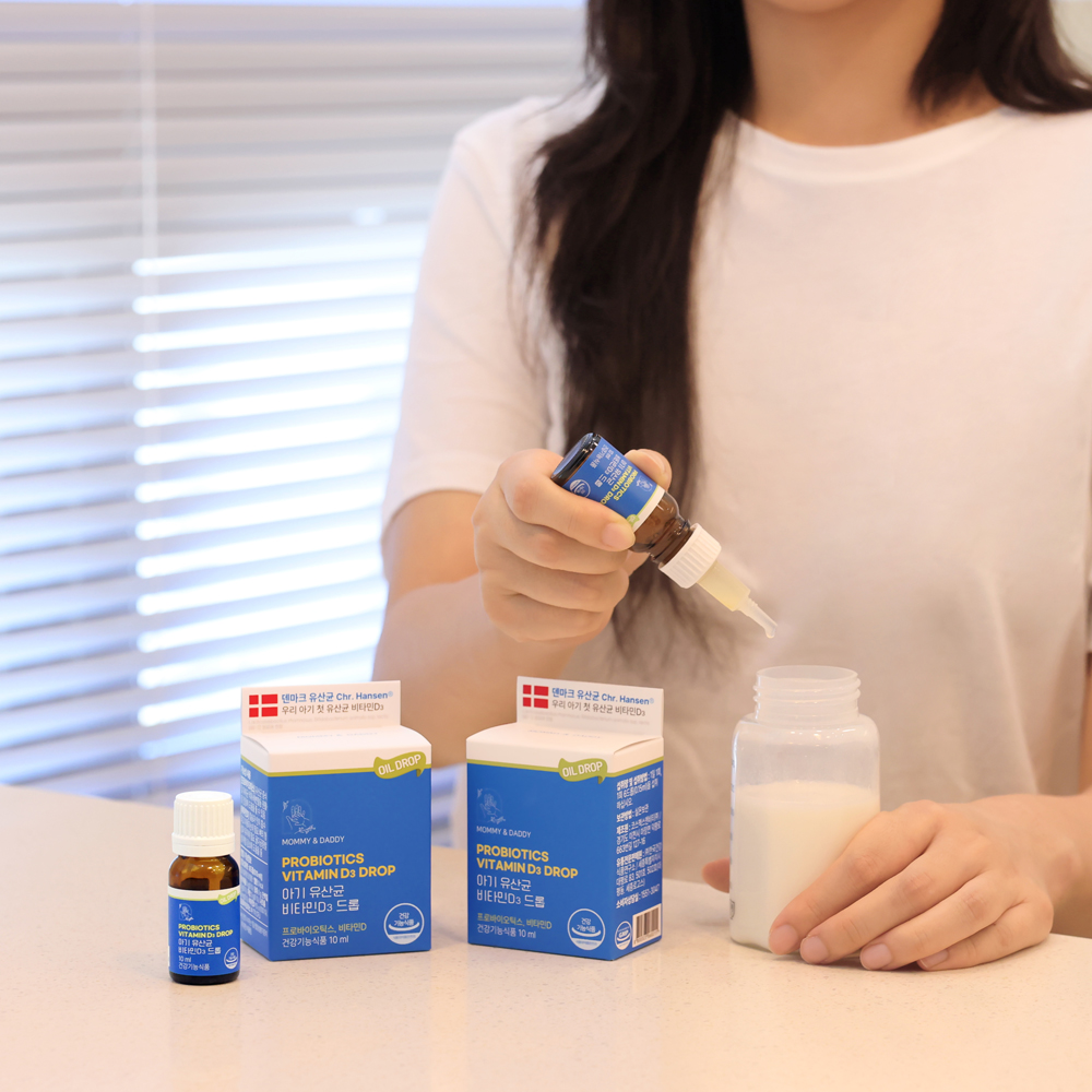 마미앤대디 아기 유산균 비타민D3 드롭