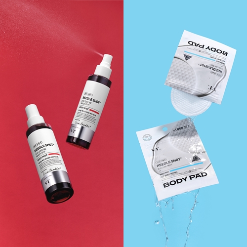 VT코스메틱 다이소 리들샷 비 클리어 2종 (워시오프미스트+바디패드)