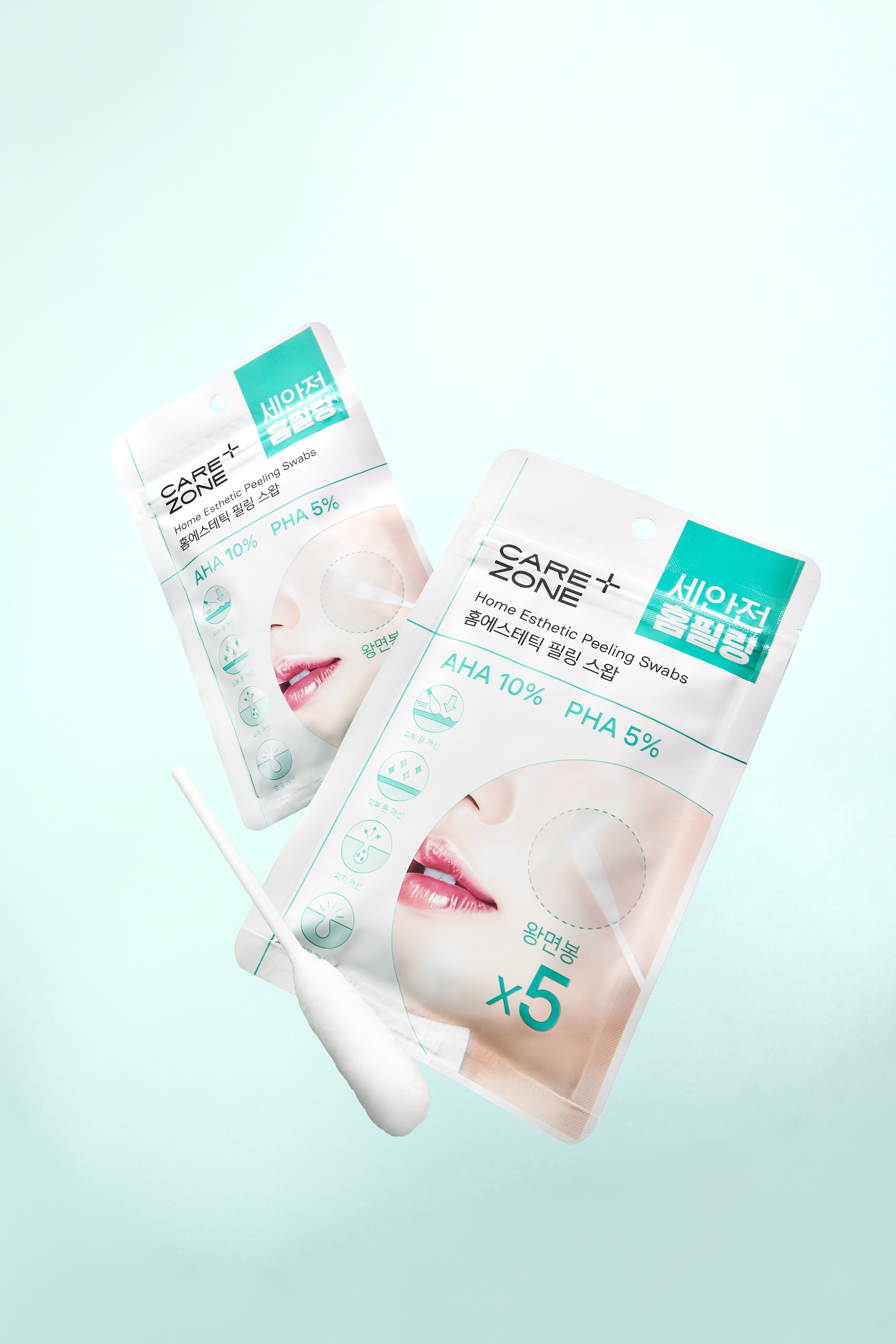 케어존 | 올리브영 셔터 미러링 홈에스테틱 필링 스왑 5입