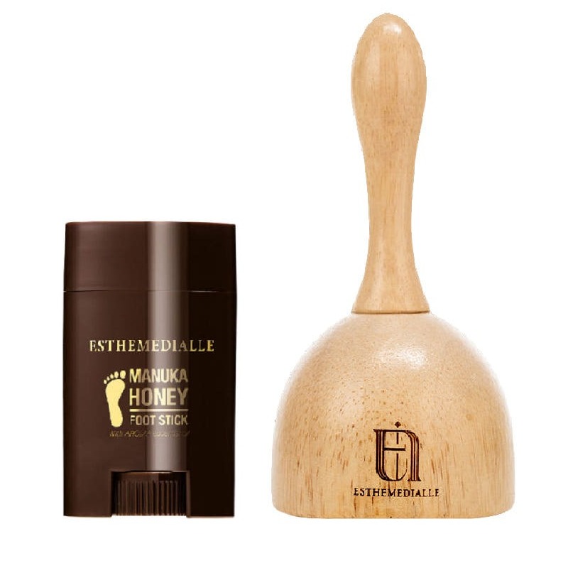 에스떼미알레 호주 마누카 허니 풋 스틱, 마사지컵 괄사