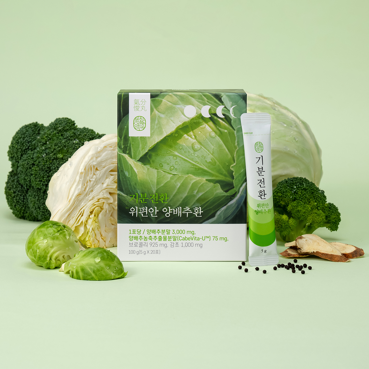 생활약속 기분전환 위편안 양배추환