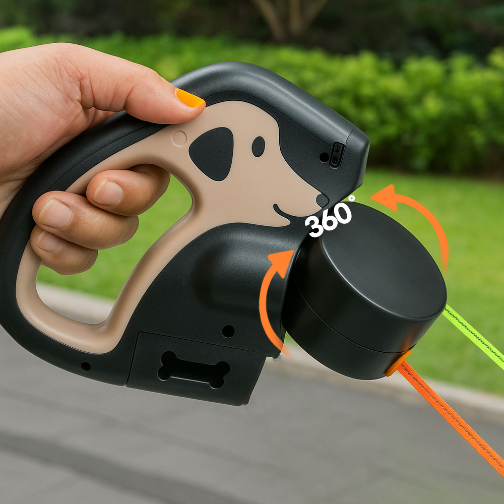 [릴스] 애니윙 [360도회전] 애니윙 꼬임제로 2세대 LED 자동 회전 더블 리드줄 2목줄