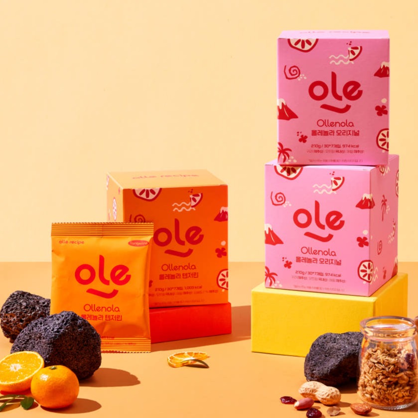 올레놀라 그래놀라 텐저린 귤칩 30g 1개 (2차)