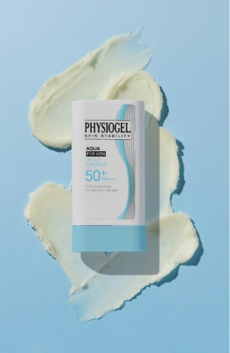 피지오겔 | 올리브영 셔터 미러링  아쿠아 포맨 오일컷 선스틱 (SPF50+ PA++++)