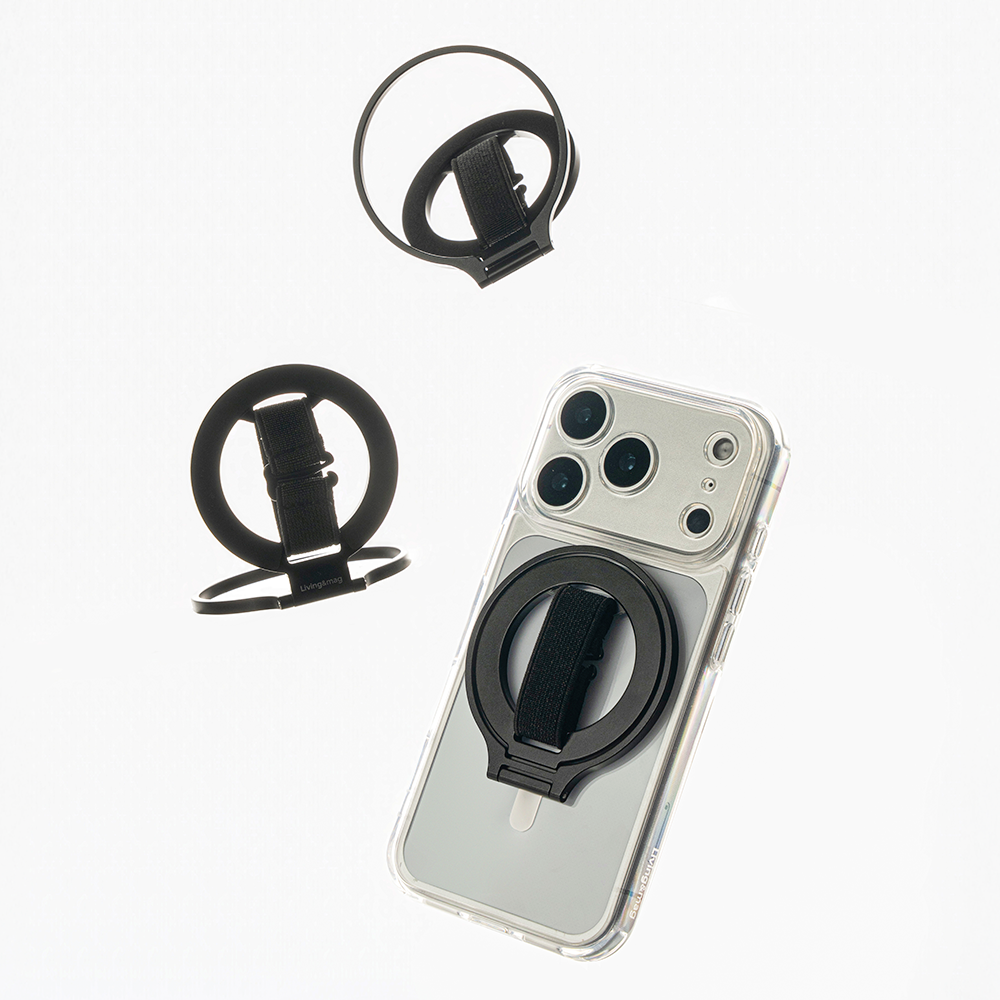 리빙맥 M-25 그립톡 / 2배자력 맥세이프 케이스(2차)