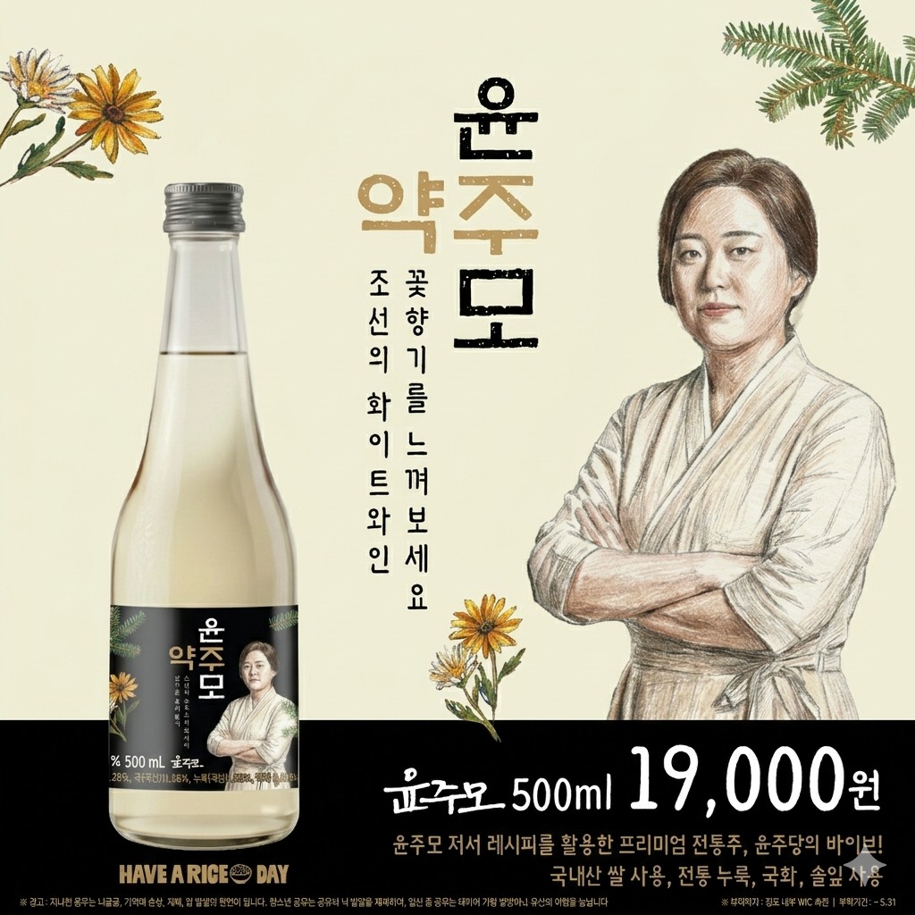 세븐일레븐  흑백요리사 윤주모약주